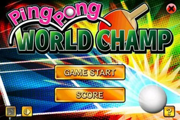 Ping Pong WORLD CHAMP android App screenshot 0